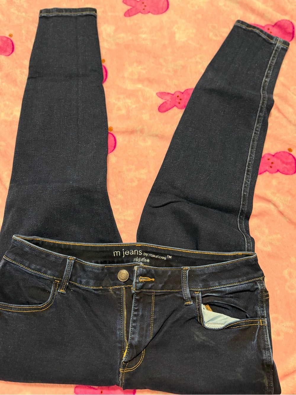m jeans by Maurices High-Rise Skinny Jeans — Black